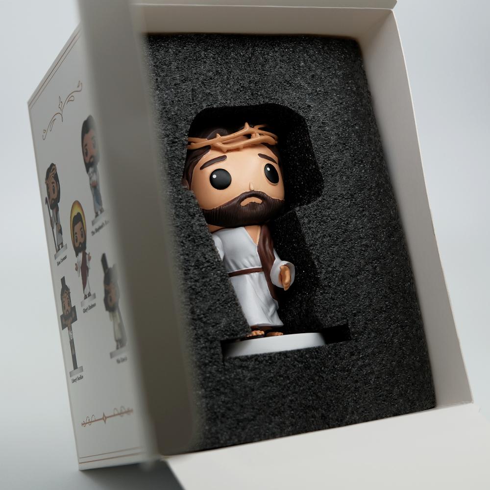 The Living Gospel Collection – 5-Piece Hand-Painted Set