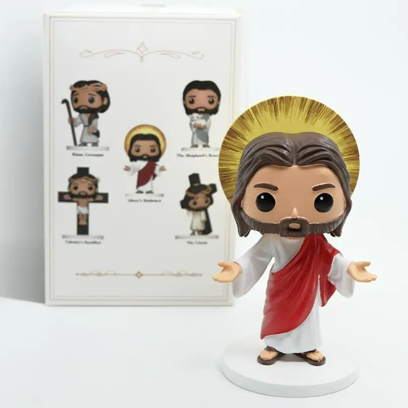 The Living Gospel Collection – 5-Piece Hand-Painted Set